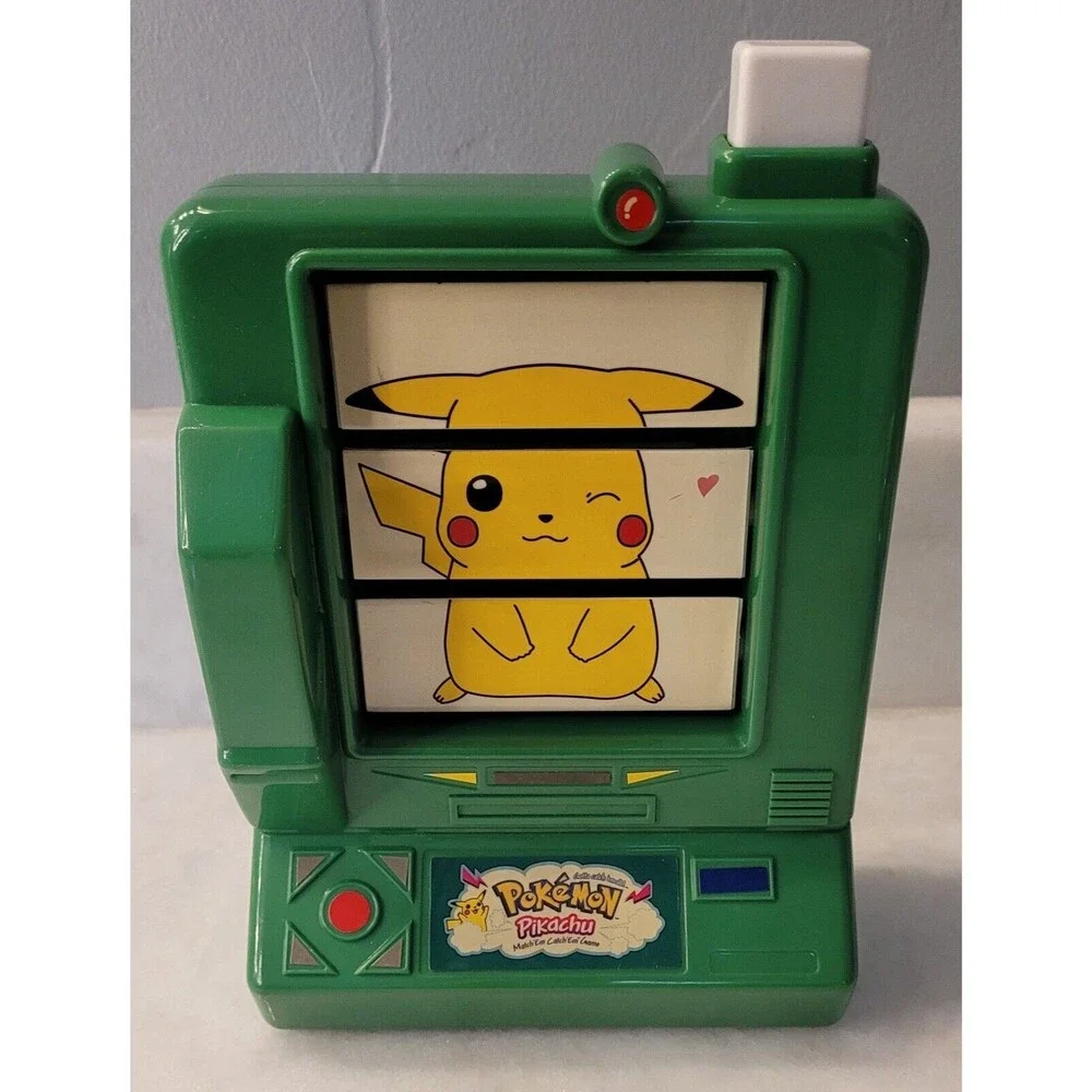 Milton Bradley Pokémon Pikachu Match Em Catch Em Game Missing Two Cards 1999